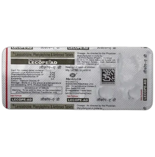 lecope ad tablet 10's